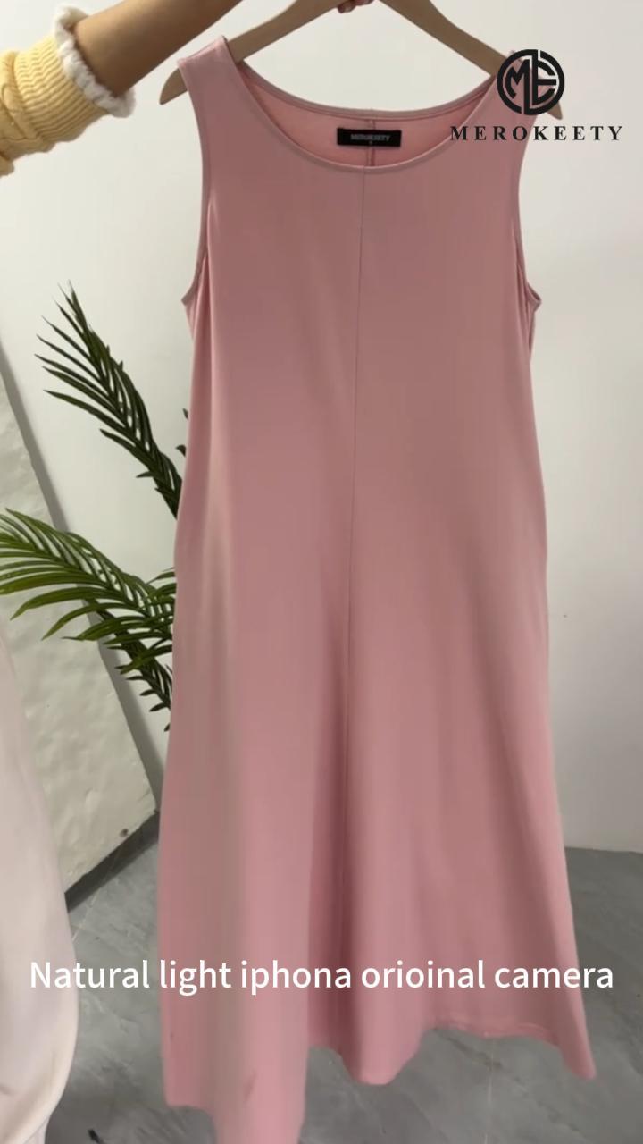 fitted lace wedding dress Austin Convertible Maxi Dress in Hot Pink| Pink Oversized Maxi Dress | Pink  Bridesmaid Dress main image 1