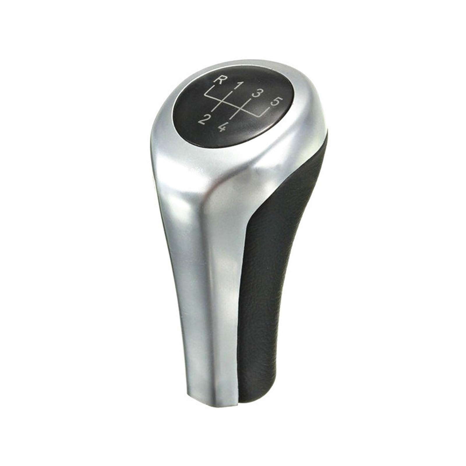 GCHGFJFD Chromed Gear Shift Knob Pen Arm Head Ball for E81 E82 E83 E84 E87 E90 E91 E92 E46 E53 E60 E61 E63 E65 X1 X3 X5 1356Series