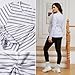 Ruched Maternity Shirt,Striped Scoop Neck long Sleeve Tunic Tops,Maternity clothing Casual for...