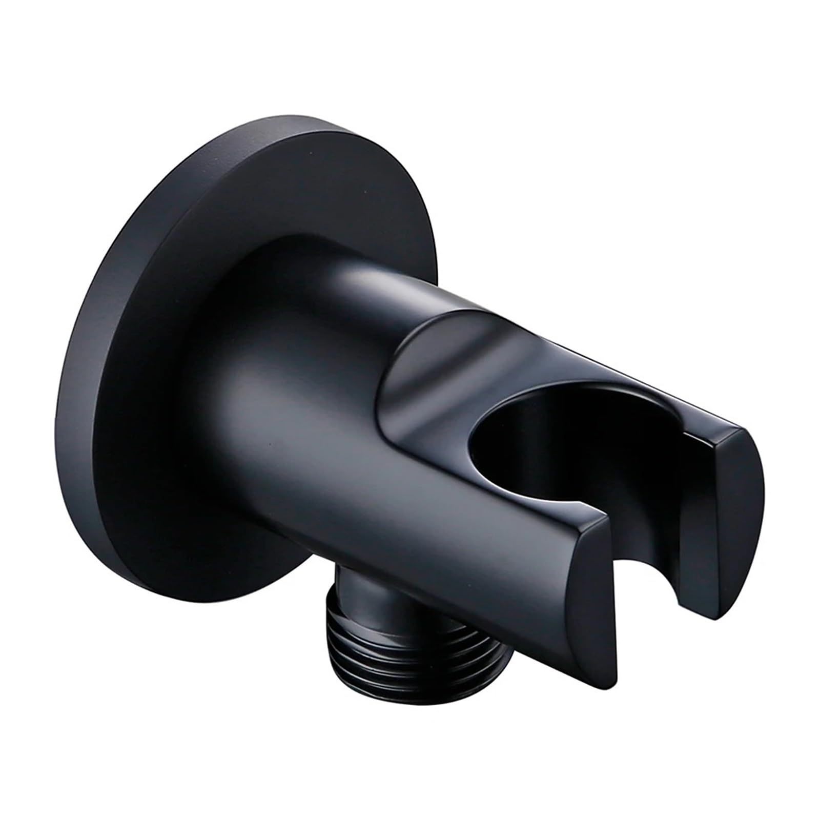 Luysgbxr Black Shower Head Holder Shower Holder Handheld Copper Bracket Bidet Sprayer Bathroom Solid Brass Accessories(Black)