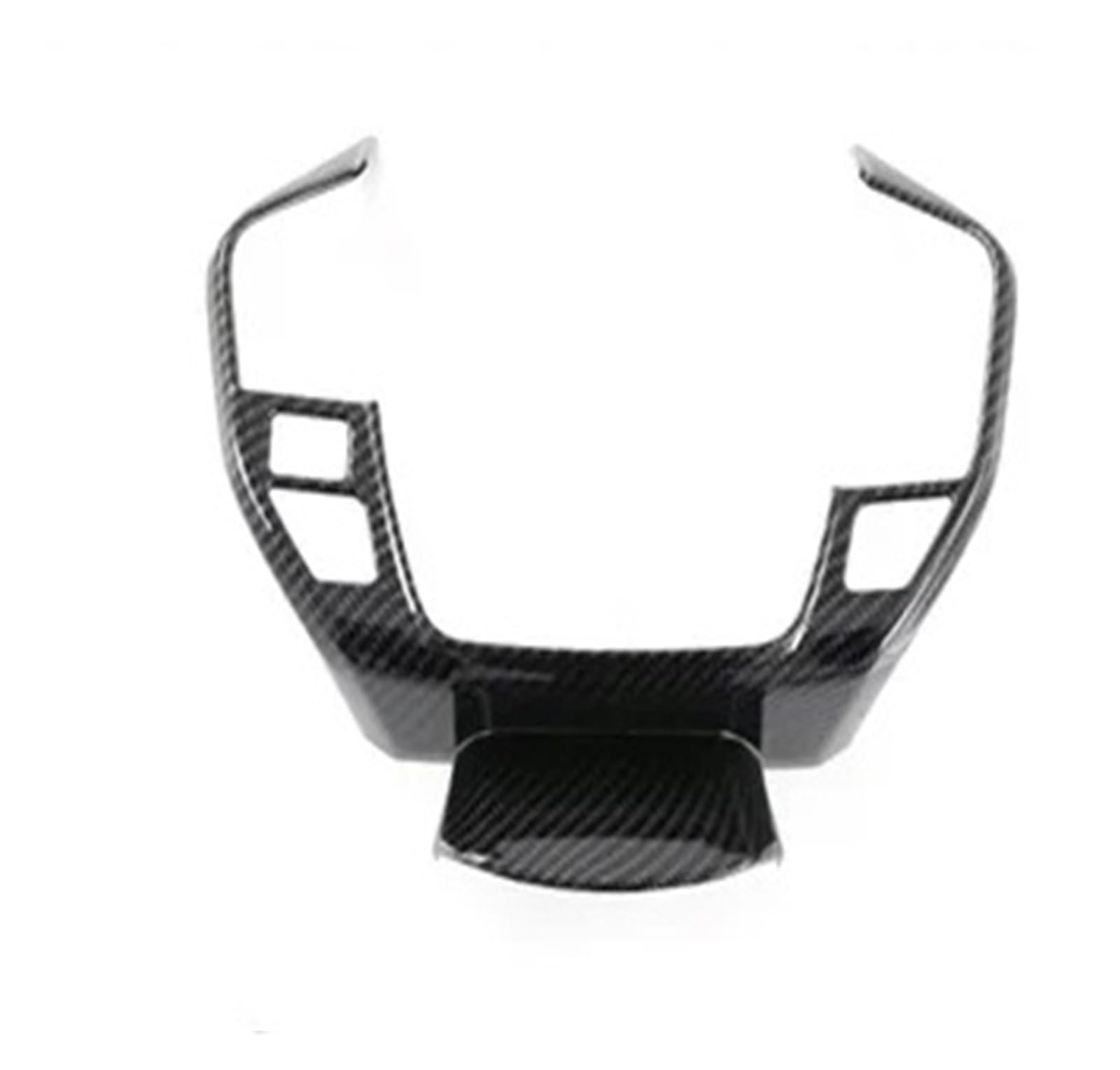 Interior Cover Trim Sticker Car Carbon Fiber Interior Sticker Steering Gear Shift Radio Door Panel Console for Toyota for Bz4x 2022 2023(Steering Wheel Cover)