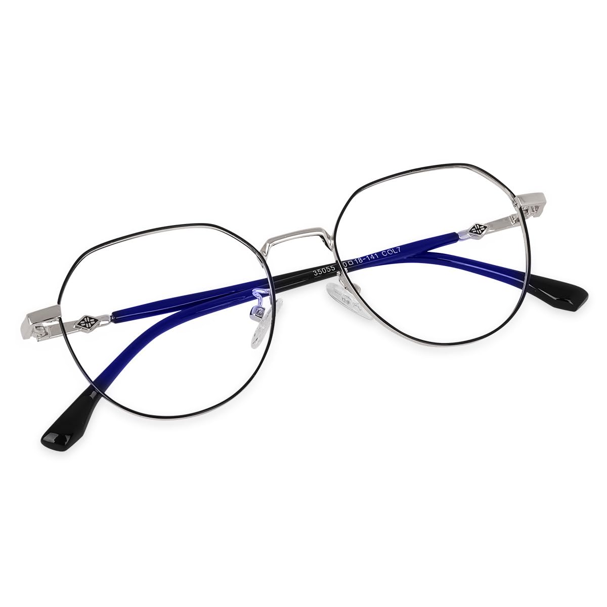 WIENTO EYEWEAR Zero Blue Cut Computer Glasses | AntiGlare & Blocks Harmful Rays | 100% UV Protected | Round Glasses For Women Girls | (B0D8VQZSV2) Amazon Price History, Amazon Price Tracker