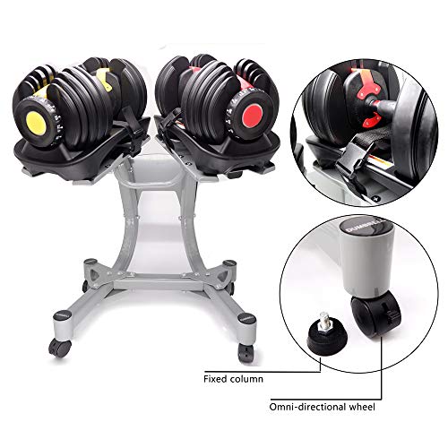 Dumbbell Rack De nieuwste stijl, set, halter fitnesscadeaus, mannen/vadercadeau oefening, halter thuis fitness… - Afbeelding 6