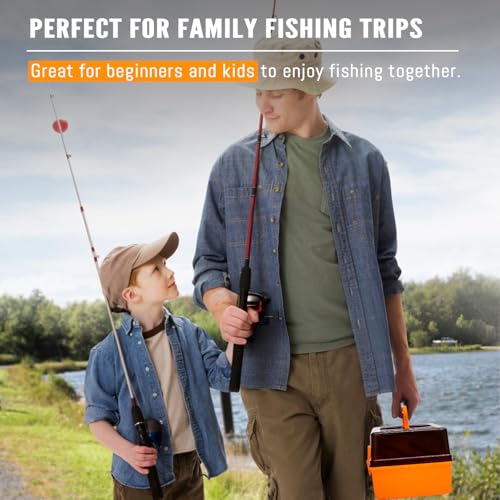 Image of 448-Pcs Fishing Lures Kit - Complete Large 3-Layer Tackle Box Set with Hooks, Weights, Bobbers, Pliers, Rigs, Leaders & Accessories for Men, Kids, Beginners, Gear gift choice for Fathers Day