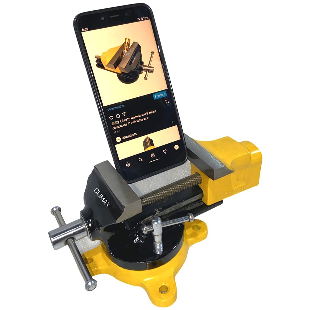 CLIMAX 2" inch Swivel Base Table Baby Cast Iron Vice (50 mm) 2