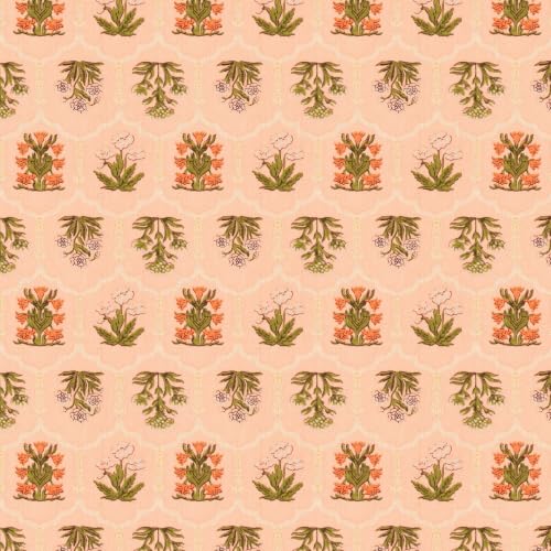 Image of Home Ecstasy 100% Cotton Mulmul Reversible Dohar for Single Bed 210 GSM (56 x 88 inches), Peach