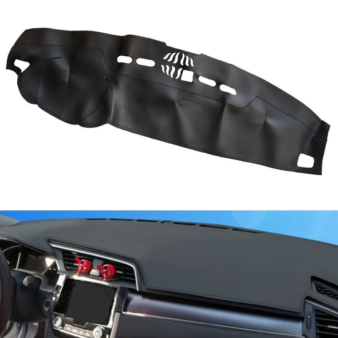 Auto Copri Cruscotto LHD in Pelle Artificiale Auto Cruscotto Dash Zerbino Pad Tappeto Sun Copertura Visiera Fit per Land per Rover per Range per Rover Sport LR3 LR4