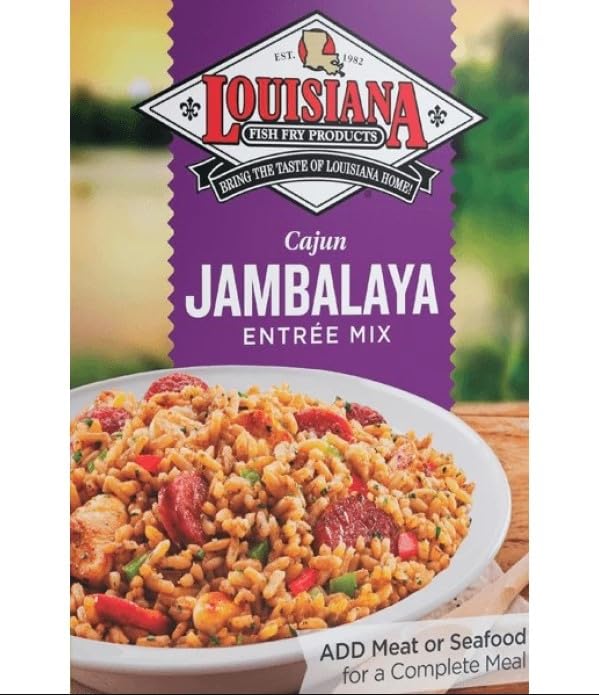 Louisiana Fish Fry Products Cajun Jambalaya Entree Mix, 10 lb (Pack of 1)