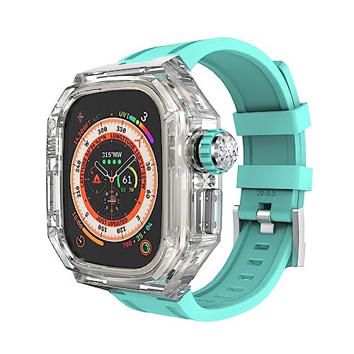 Protégez votre Apple Watch Ultra 49mm avec ce kit boîtier transparent antichoc et bracelet