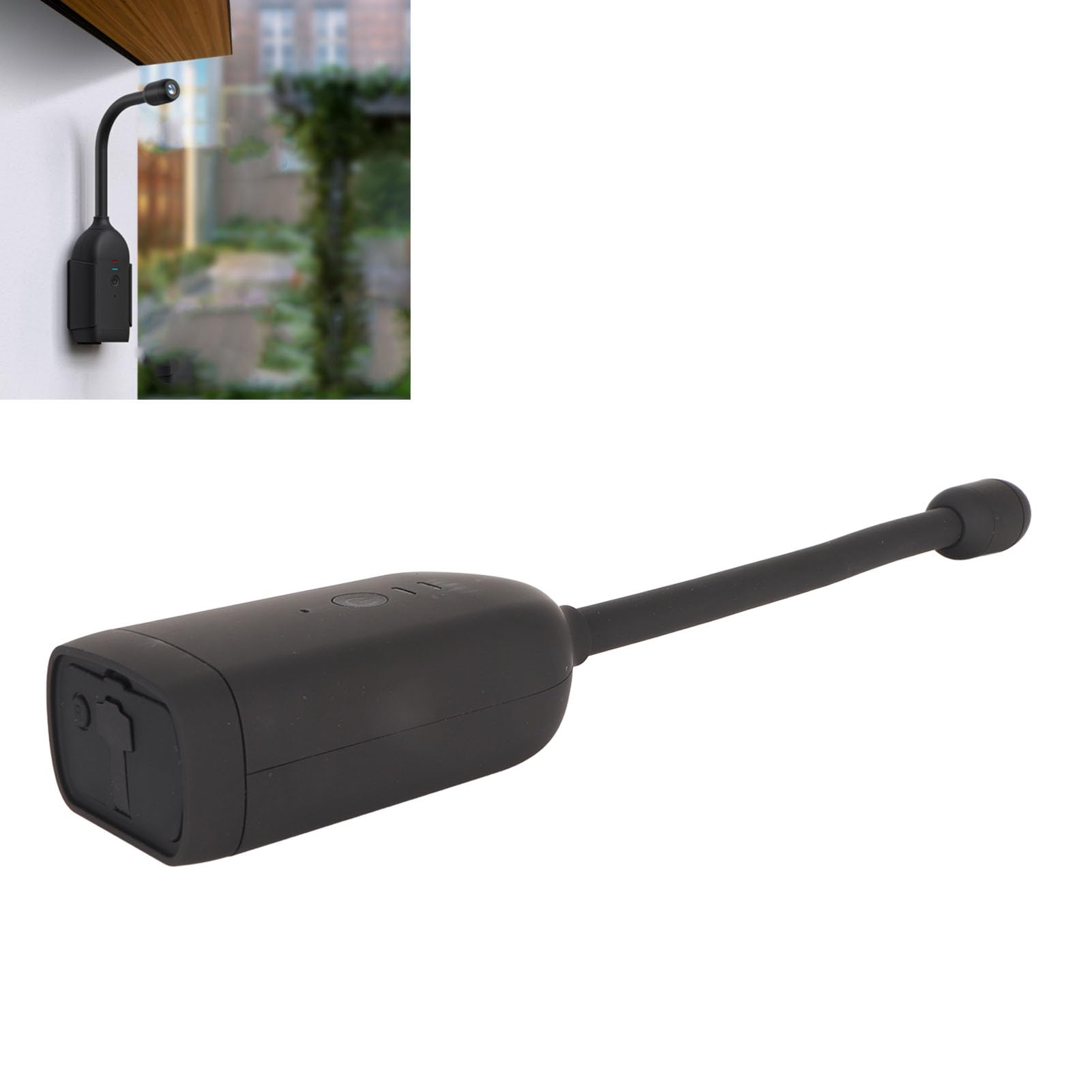 Mini Cámara Oculta, Cámara de Seguridad WiFi 1080P con Lente Panorámica de 360 ​​Grados, Intercomunicador Bidireccional, Cámara Interior Inalámbrica