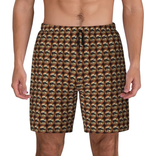Short de bain homme notes de musique séchage rapide pour plage et piscine