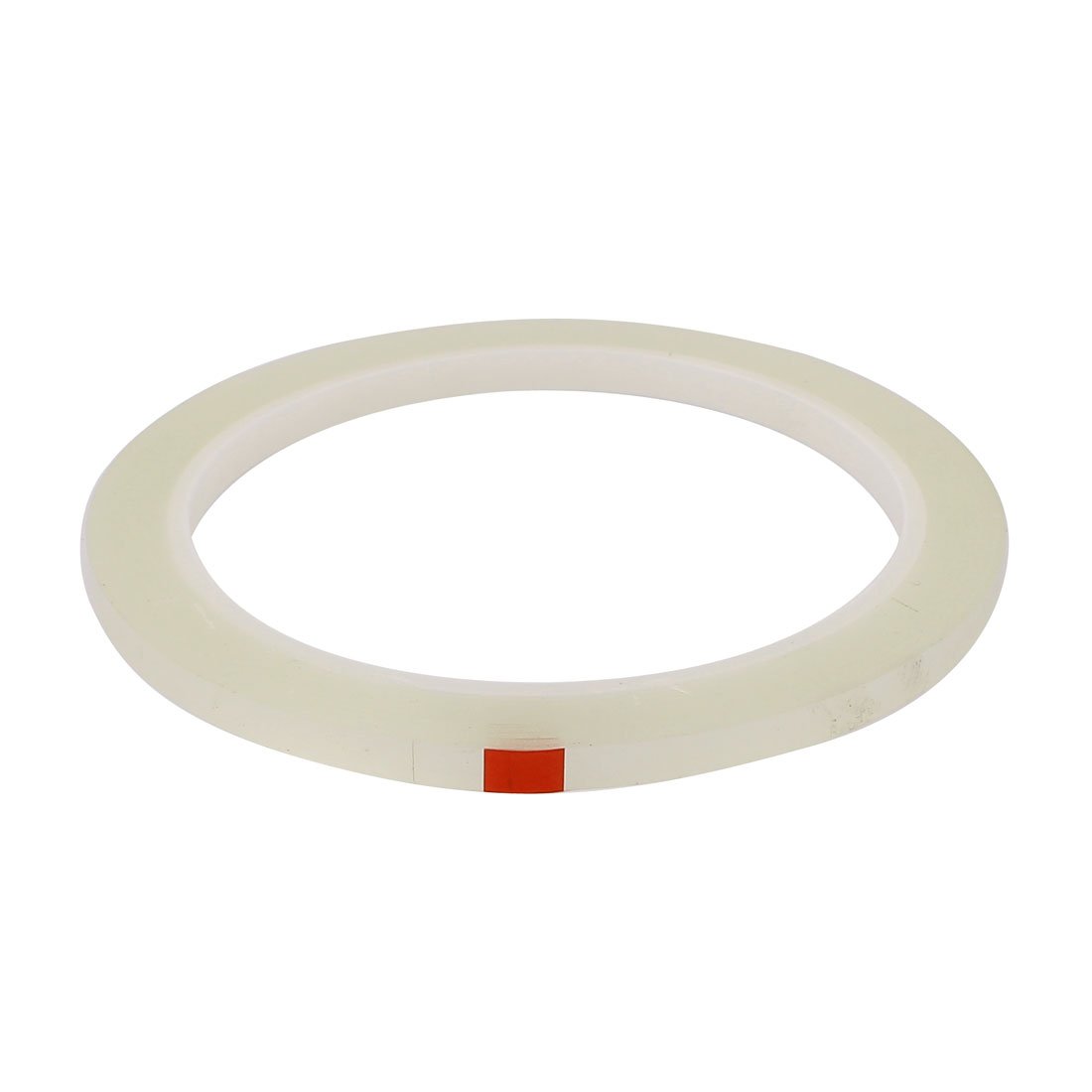 Aexit 5Pcs 5mm Adhesive Tapes Single Sided Strong Self Adhesive Tape 50M Length Flame Retardant Logo Foam Tape Tape Clear