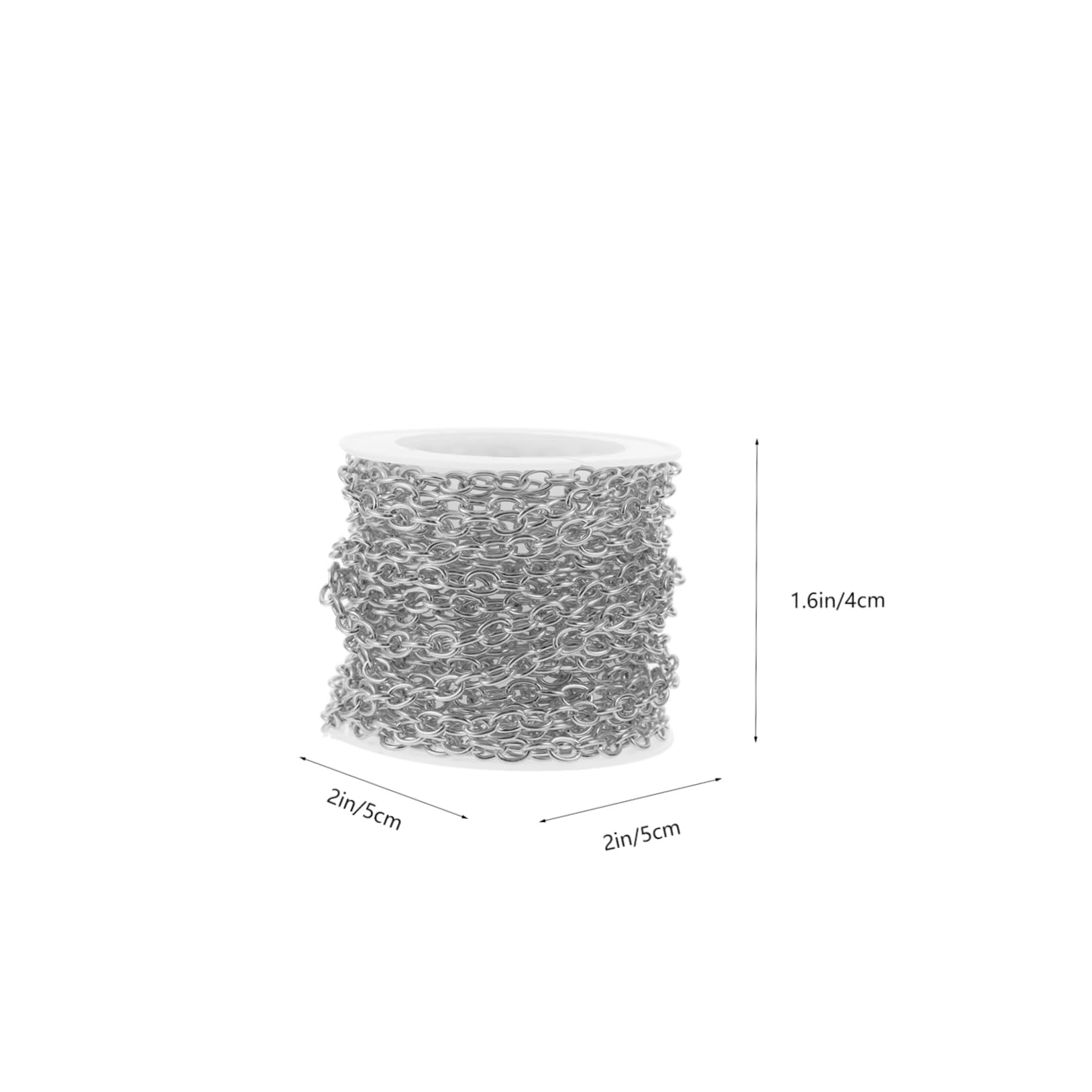 LALAFINA DIY Jewelry Making Chain Set Thick Cross Chain with Lobster Clasp for Necklace and Bracelet Crafting Includes Extender Chains and Connectors