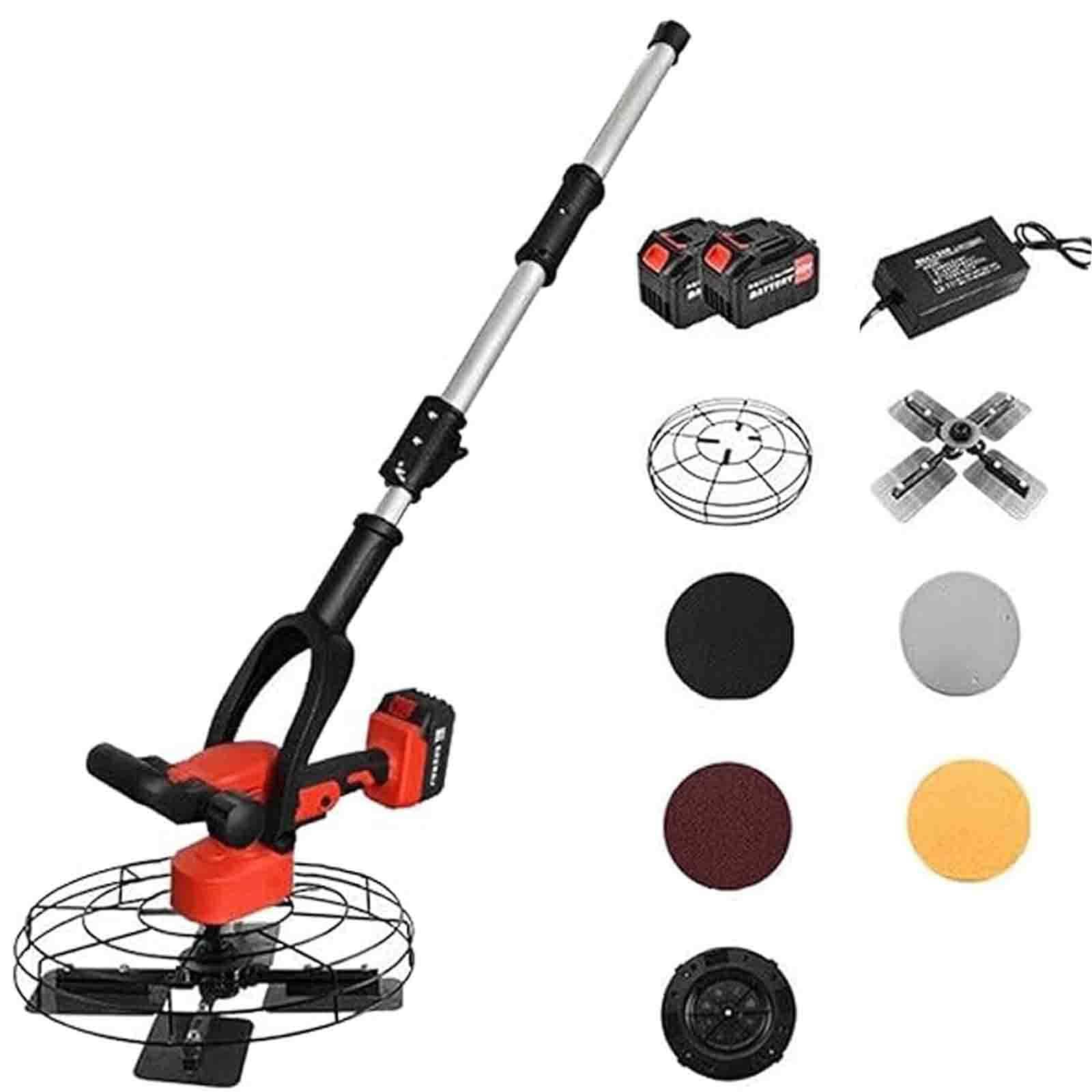 PixCy Brilladora Profesional De Suelos Concreto,Batería 22500mah 15000mAh