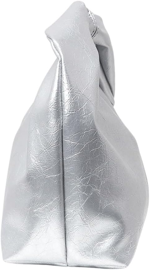 Verdusa Women's Ruched Hobo Mini Handbag Clutch Purse Dumpling Pouch Bag