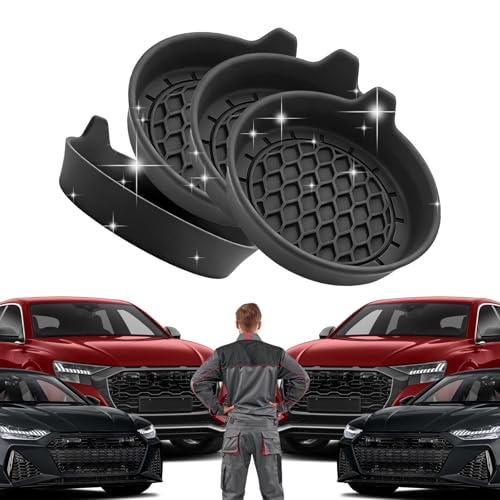 4PCS Portavasos de Silicona para Auto, Antideslizante, Resistente al Calor miniatura 6