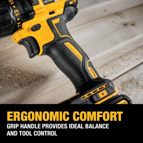 Image of DEWALT 20V MAX Cordless Drill Driver and Oscillating Multi-Tool Combo Kit with 2 x 2 Ah Batteries and Charger, Blade and Workbag (DCK251D2)