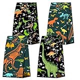 24 Pieces Dinosaur Party favor Bags with Stickers for Dinosaur Birthday Baby Shower Party Supplies,Dinosaur Candy Gift Goody Snacks Treat Bags for Kids Adults Dinosaur Dino Theme Party Decorations