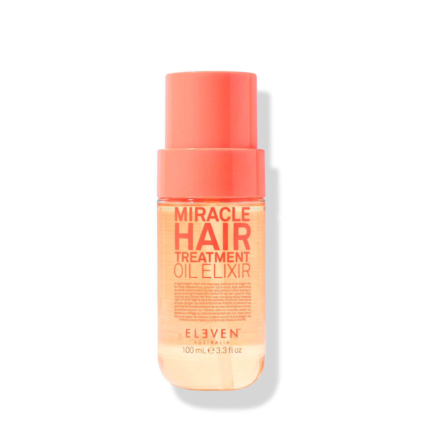 ELEVEN Australia Miracle Hair Treatment Oil Elixir – Haaröl mit Peptiden, Marula & Argan Öl – Reduziert Frizz, beugt Spliss vor, für Glanz & Geschmeidigkeit – für alle Haartypen – 100 ml