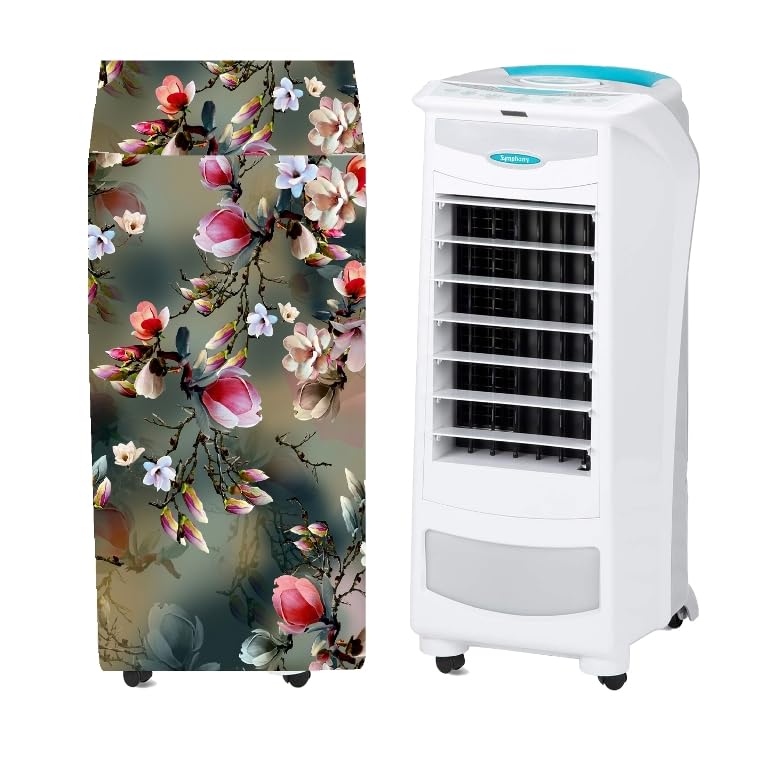Image of Cooler Cover Compatible for Symphony 9-Litre Personal Air Cooler Waterproof, Dustproof, Size (HxWxD) 71.12X33.02X35.56 Cm, Green.