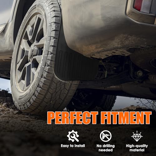 Image of Mud Flaps Splash Guards for 2020 2021 2022 2023 2024 2025 2026 Kia Telluride, Durable ABS Mud Guards, Protects Against Mud, Rocks, and Debris, 2020-2026 Kia Telluride Accessories (4PCS)