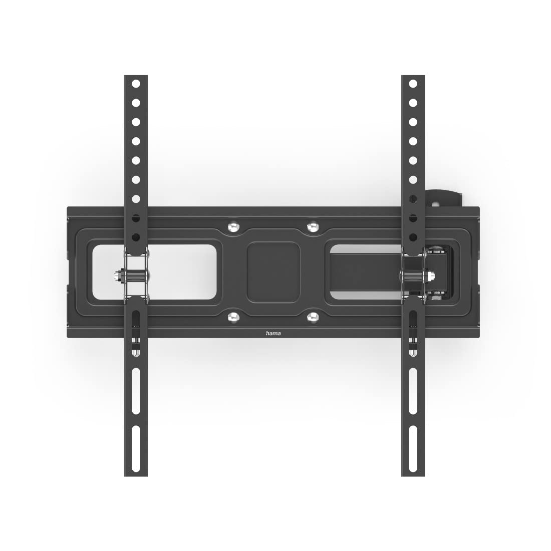 Hama TV Wandhalterung schwenkbar, neigbar, ausziehbar (TV Wandhalterung 32-65 Zoll, VESA 100x100 bis VESA 400x400, bis 30kg, mit Fischer-Dübeln) schwarz