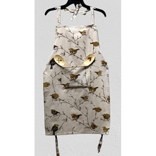 JYOTEX Cotton Kitchen Apron - Adjustable, Large Pocket