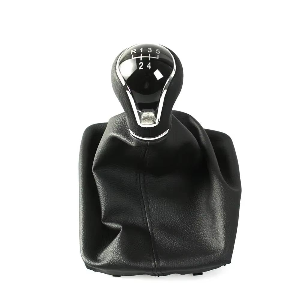 Poanbcgy 5 Speed Black Auto Parts For Seat For Leon Iii Mk3 2012-2020 Gear Shift Knob Lhd With Shifter Level Stick Gaiter Boot Dust Cover(5 Speed Black)