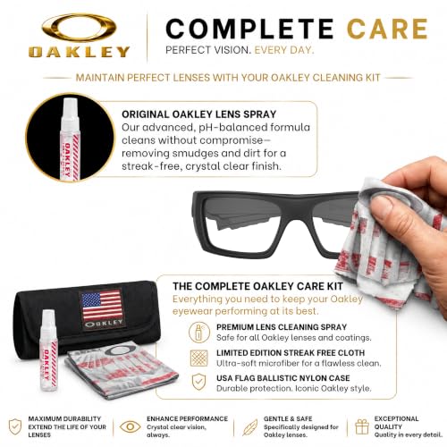 Image of Oakley DET CORD INDUSTRIAL - SAFETY GLASS OO9253 Sunglasses w /Official Kit | Non-Polarized, Men's Sunglasses
