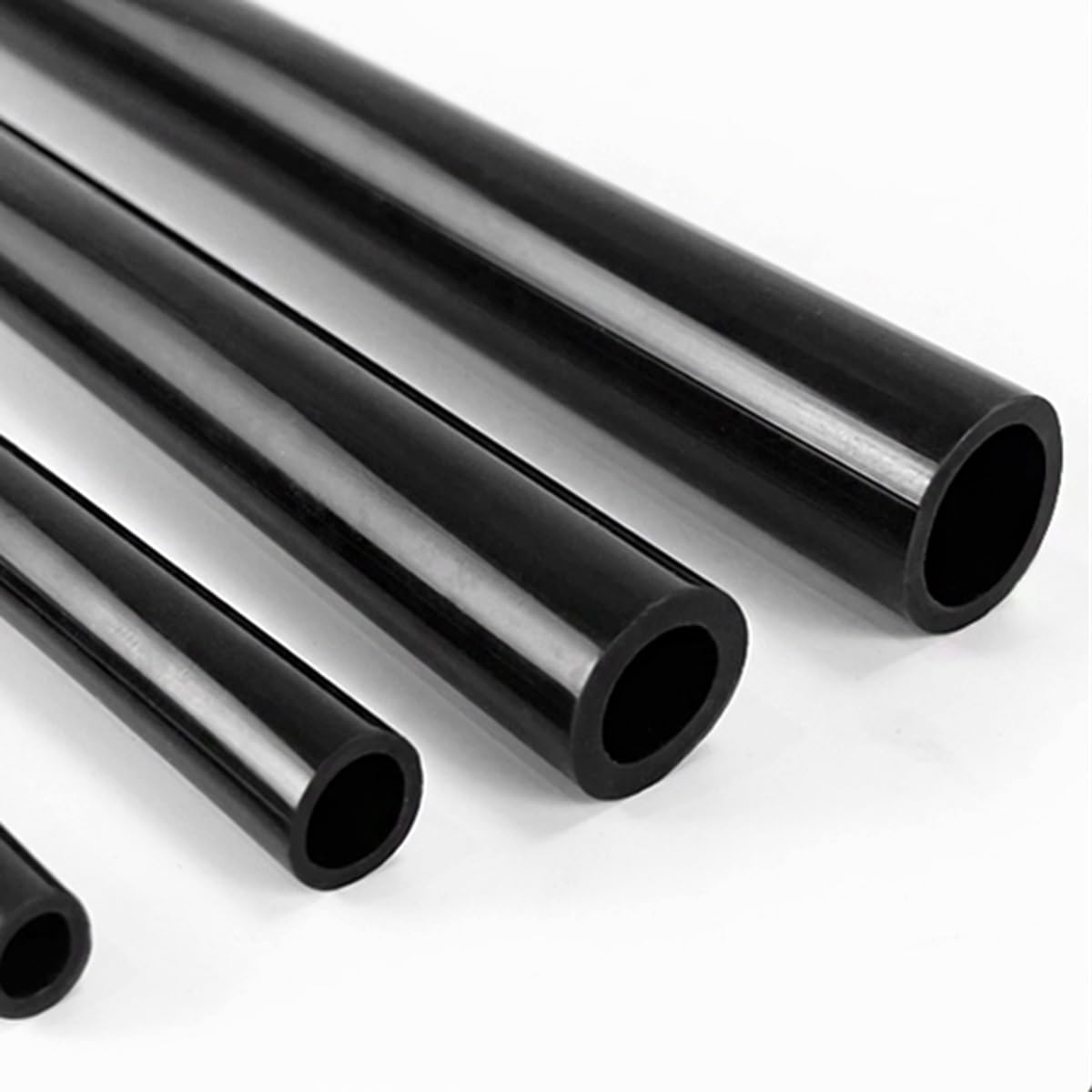 Tube Flexible en Silicone, Tuyau Noir de 1 mètre for Pompe à air d'aquarium ID 10-25mm | ID 16mm x OD 21mm
