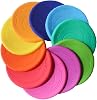 EQLEF Flying Disks Flying Disc Not slip Soft Silicone Toy Parents Kid Time Outdoor Sport 2 Pcs Color Random