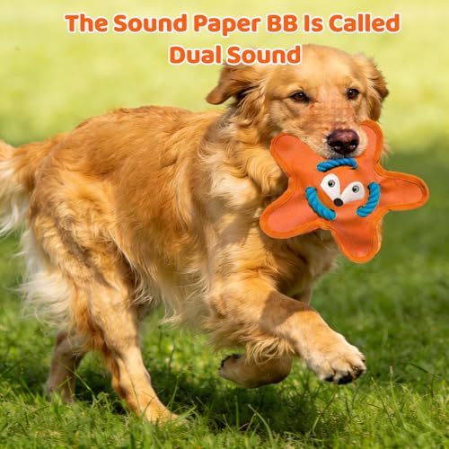 Juguete Mordible Sonoro para Perros TJE Color Naranja miniatura 3