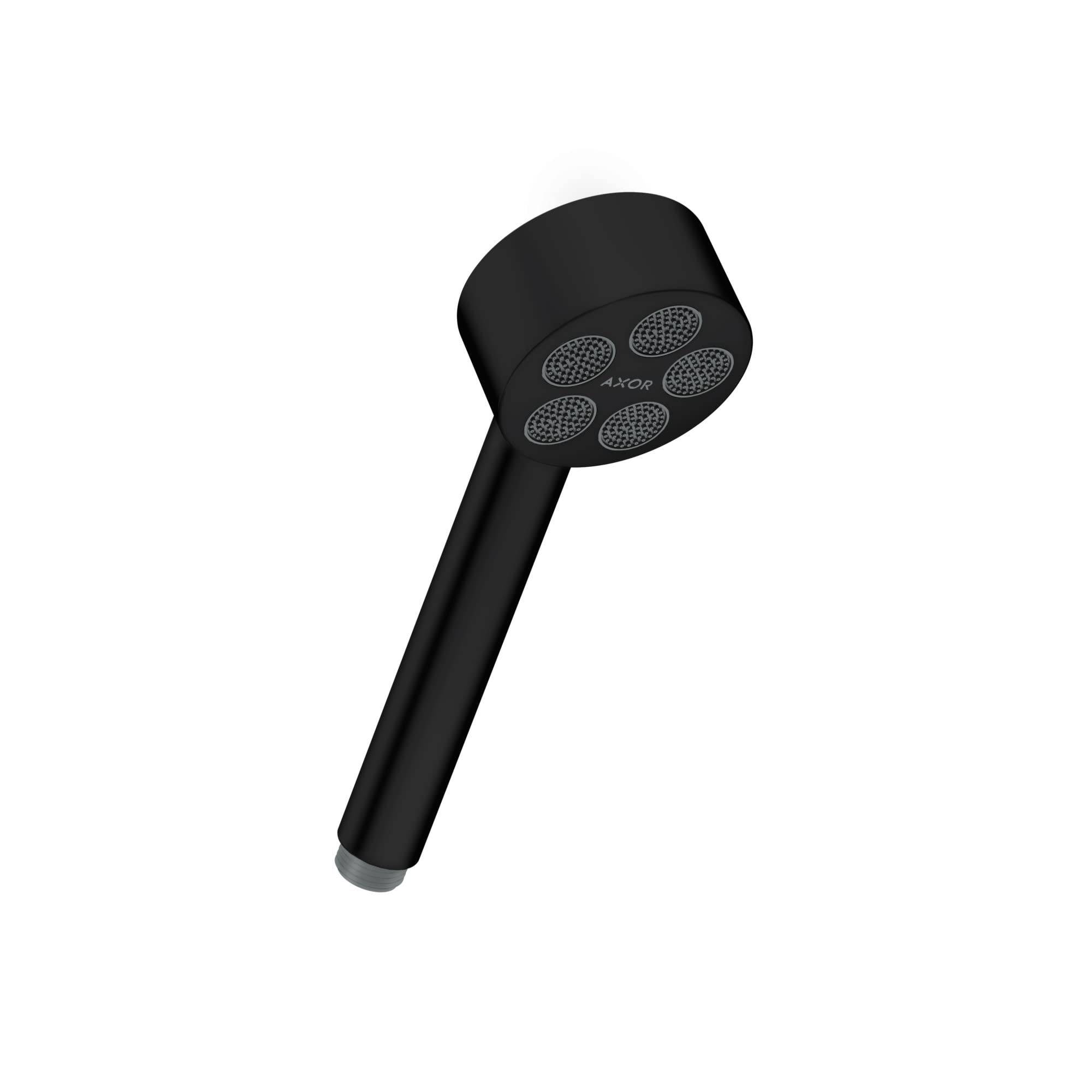 AXOR ONE 48653671 - Soffione doccia moderno a mano da 7,6 cm, 1 spruzzo, colore: Nero opaco