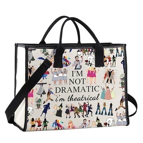 Bolsa de lona para regalo musical y teatro, ideal para ensayos y clases de actuación