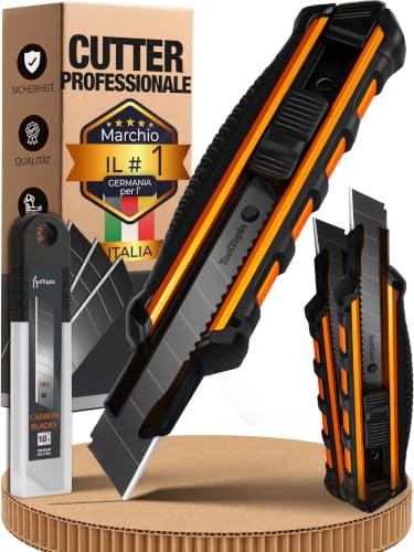 Set 3x Taglierino Professionale ToolTopia – Cutter Robusto...