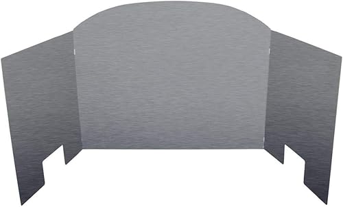 Real Fyre - Fyreback tradicional de tres paneles (FBS-18), satén inoxidable, 18 pulgadas