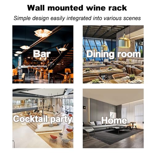 Étagère à vin murale à LED : le rangement parfait pour petits espaces