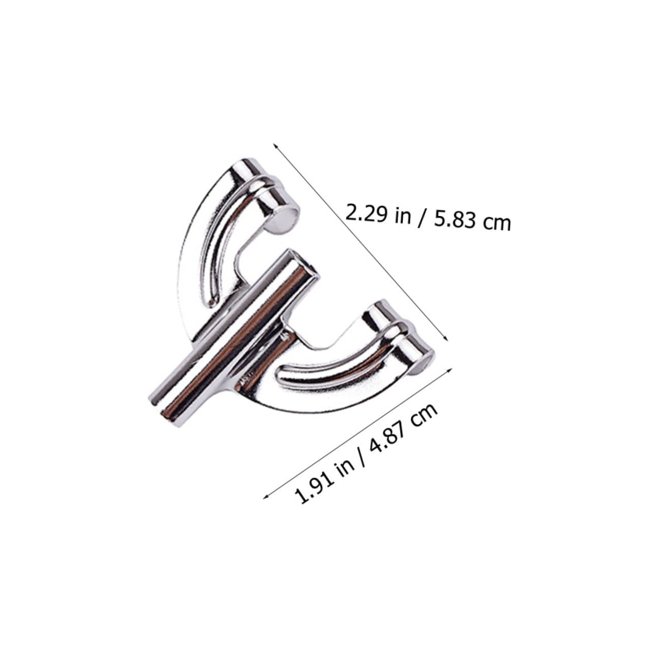 Toddmomy 2pcs Durable Metal Bass Drum Claw Hook Essential Drum Replacement Accessory for Snare and Bass Percussion Lightweight and