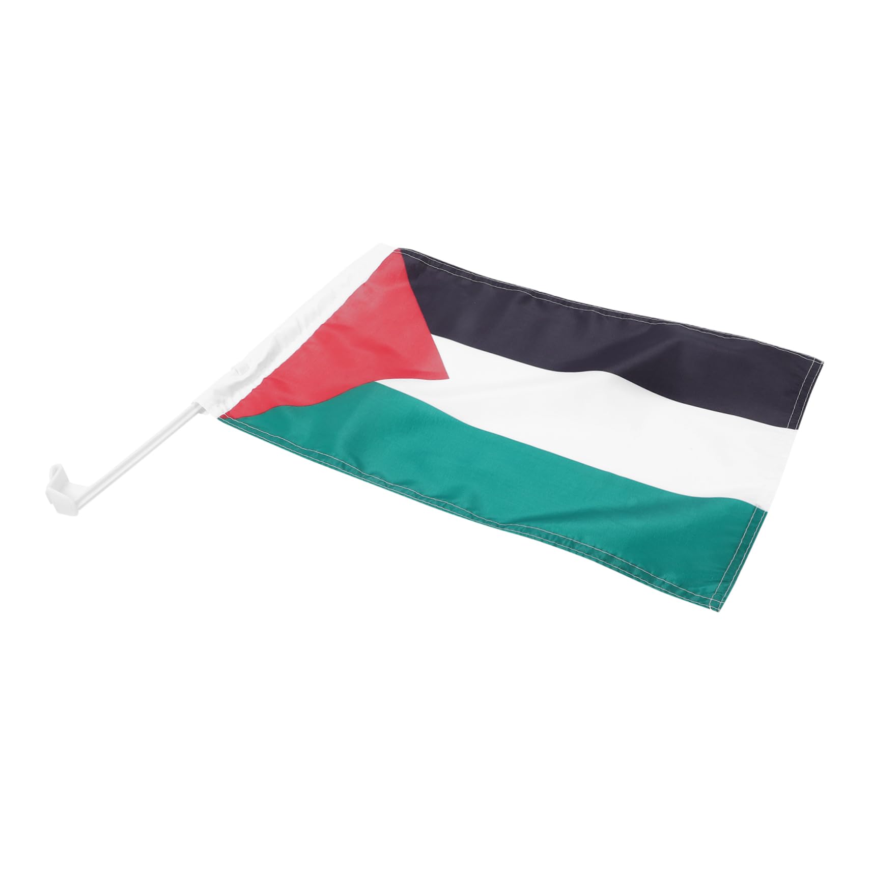 Drapeau De Palestine - 45x30 Cm - Polyester, Couleurs Vives - Pour Vitre De Voiture, Maison, événements
