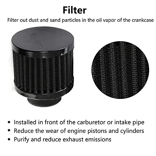 Top10 Racing Universal 10An Aluminum Baffled Oil Catch Can With Drain Valve Breather Filter, 750Ml Oil Breather Tank #TOP3