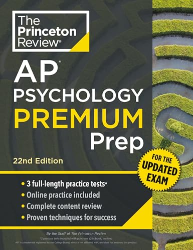Princeton Review AP Psychology Premium Prep, 22nd Edition:...