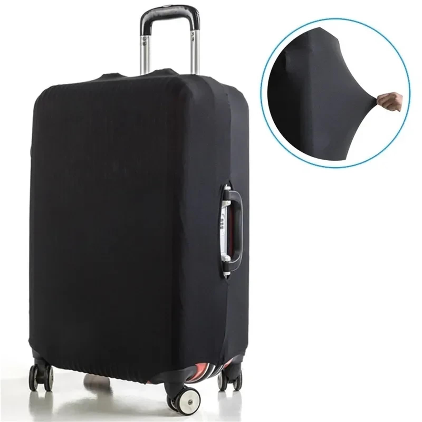 2 uds Cubierta de Equipaje Tela elástica Protector Maleta Polvo Adecuada for Organizador Viaje para Maletas(Yellow,M(22-24inch))
