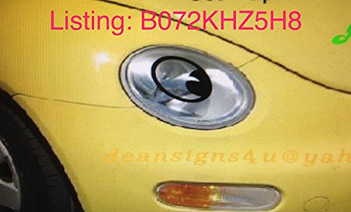 Car Eyelashes Set Lowers And Eyebrows Face For Headlight Vw Bug Usa Decal Sticker #TOP4