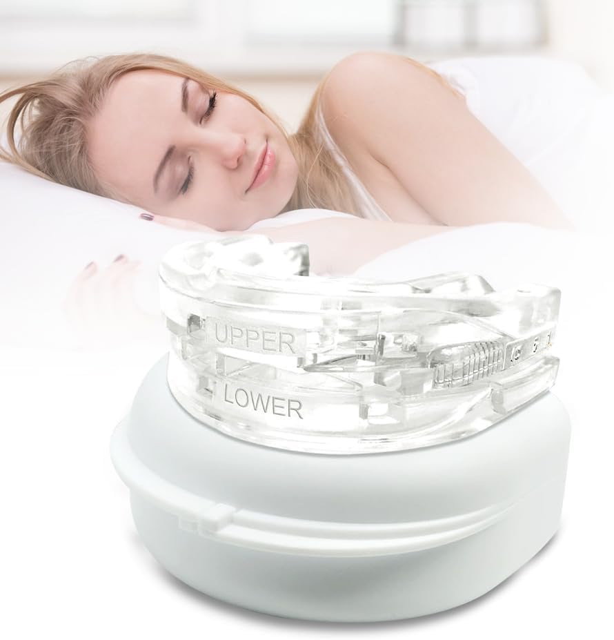 Anti Snoring Devices, Sleep Apnea Devices, Snore Stopper Effectively Solves Sleep & Snoring, Dental Lab Approved Protect Dental Health, Adjustable Snoring Aids for Men/Women