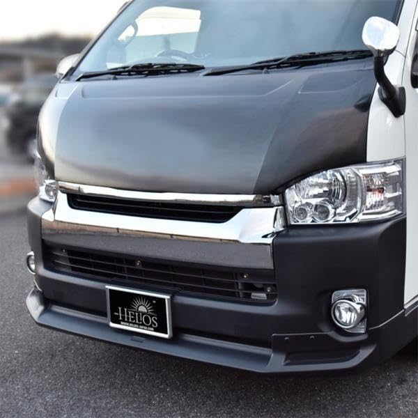 HELIOS｜ボンネット｜200 ハイエース 標準 ナロー｜058 ホワイト HELIOS（車） HELIOS FRP ボンネット トヨタ 200系 ハイエース