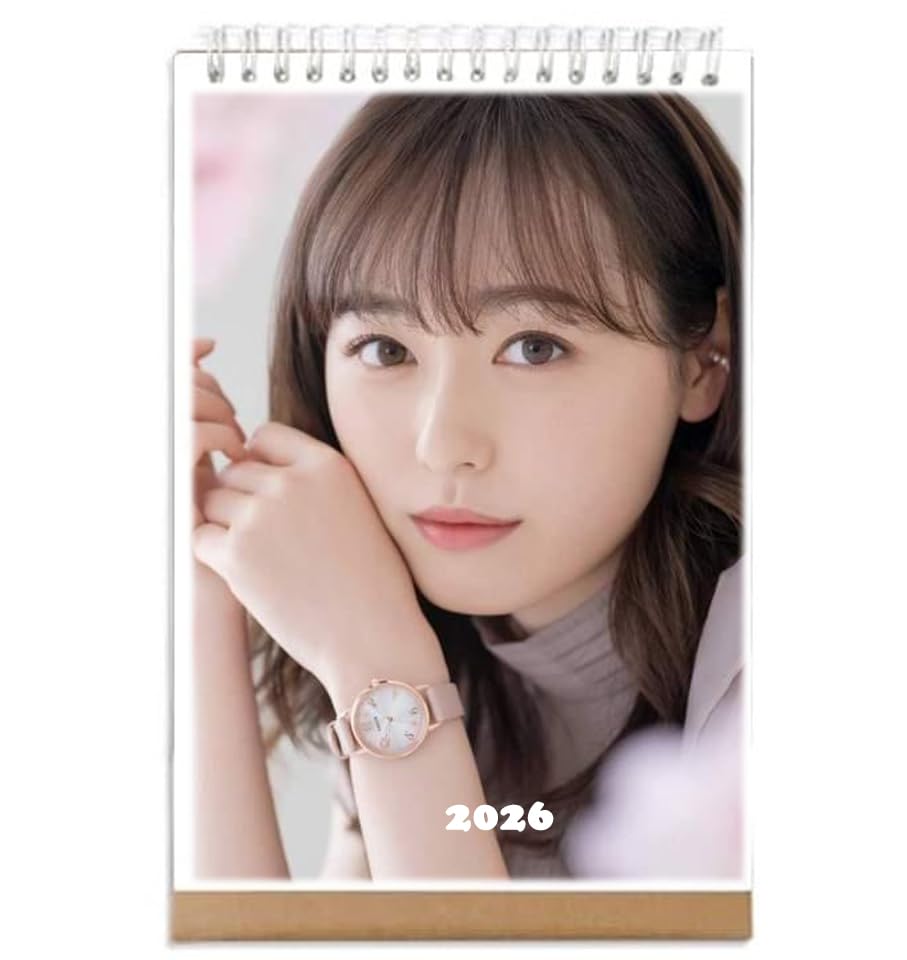 Amazon | 福原遥 カレンダー グッズ 卓上カレンダー 【非公式 2026年度