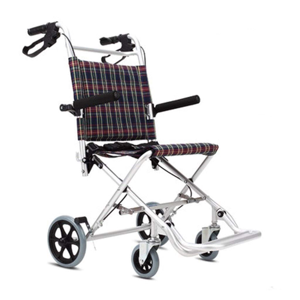 Standardowy Walker składany wózek na zakupy przenośny aluminiowy wózek inwalidzki dla osób w podeszłym wieku dzieci Ultra lekki prezent na wózek inwalidzki Comfortable anniversary