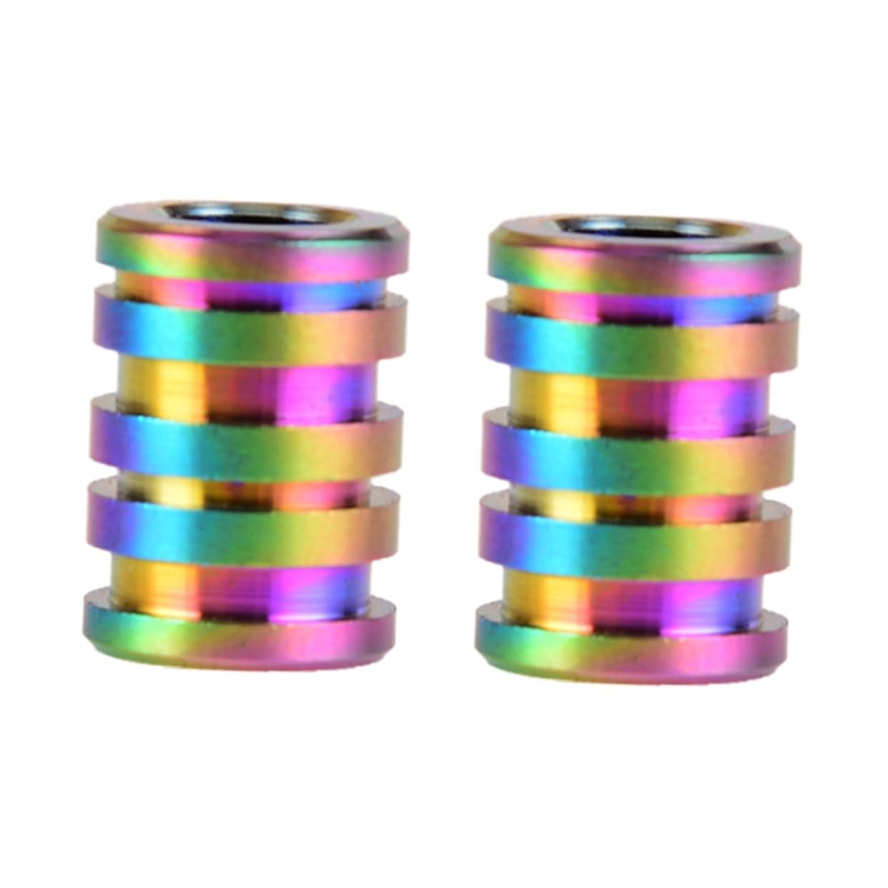 Yardwe 2pcs Hanging Titanium Tube Bead Titanium Lanyard Titanium Pearl Pandent Titanium Rope Pendant Titanium Beads Pendant Lanyards Bead Pendant Cutter Rope Hangig Gadgets Rope Bead