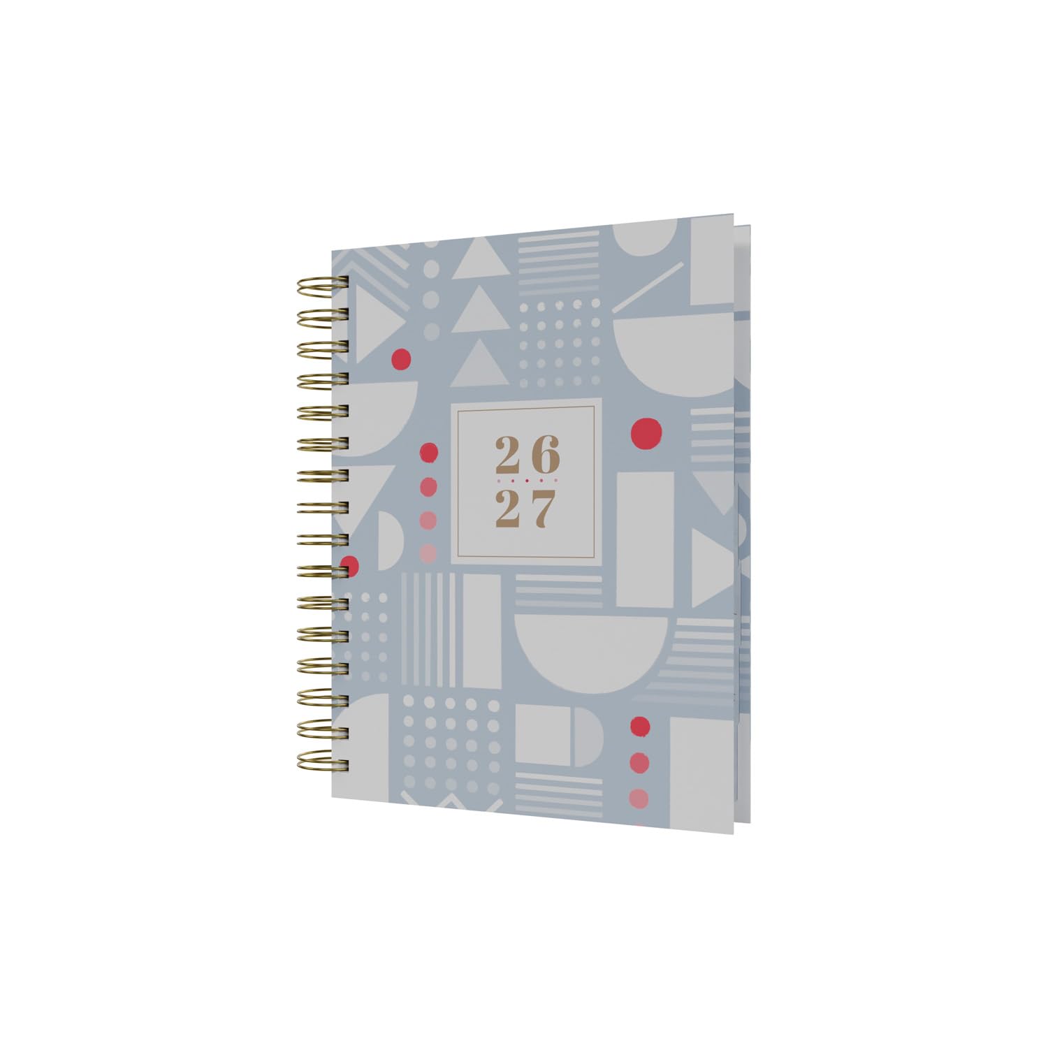 2026-2027 Mid/Academic Year Planner - 13 Month A5 Day-to-Page - Hard Cover - Collins Debden Scandi Range Light Blue (E-PW51M.57-2627)