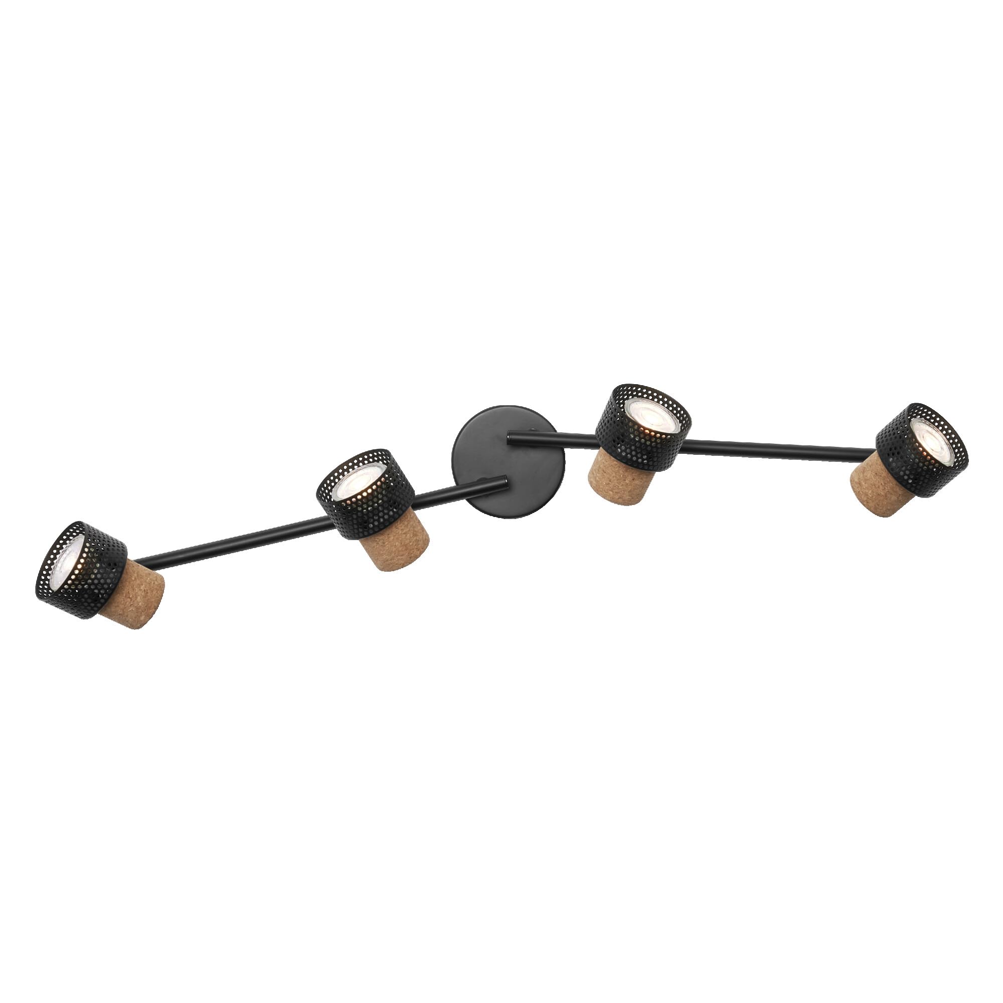 LEDVANCE DECOR SPOT CORK, 4 x 3,4W, 920lm, negro, foco, cabezales